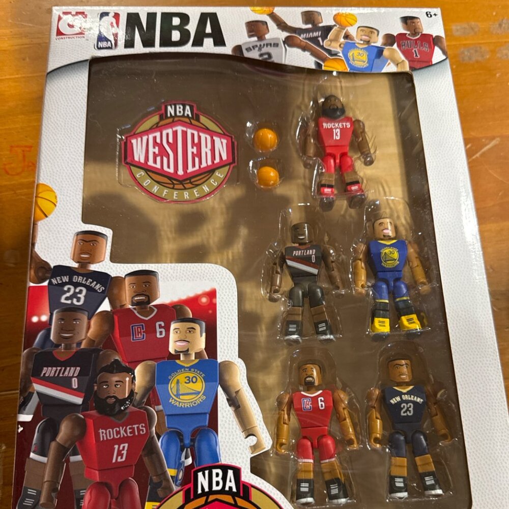 NBA Western Conference “Best of the West” Collector Figure Set Second Set